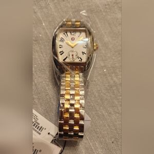 Silver and Gold Two-Tone Watch